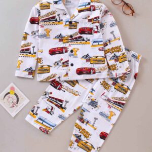 Full Sleeves Printed Night Suit