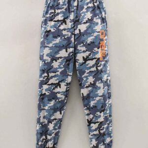Cotton Knit Full Length Camouflage Printed Lounge Pant