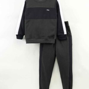 Full Sleeves Striped T-Shirt & Lounge Pant Set