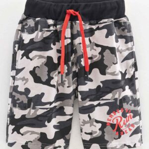 Above Knee Length Bermuda Camouflage Print