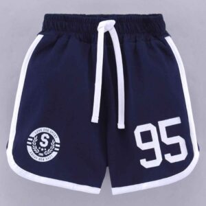 Mid Thigh Shorts Text Print
