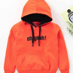 Full Sleeves Cotton Sweatshirt Text Print