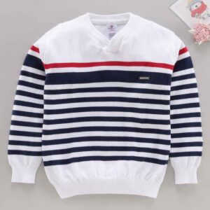 Full Sleeves Striped Pullover