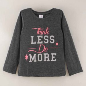 100% Cotton Full Sleeves Tops Text Print