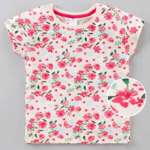 Half sleeves T-Shirt Floral Print