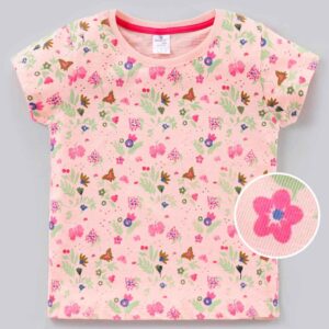 Half sleeves T-Shirt Floral Print