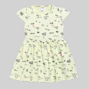 Cap Sleeve Printed Dress