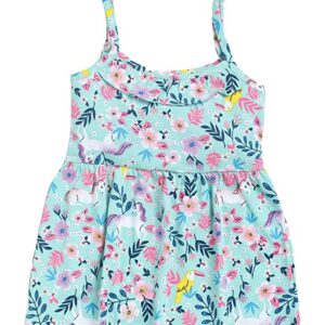 Sleeveless Printed Dress